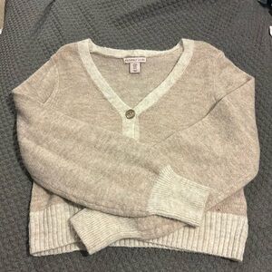 Sincerely Jules Cropped V neck sweater